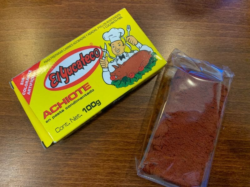 Achiote paste