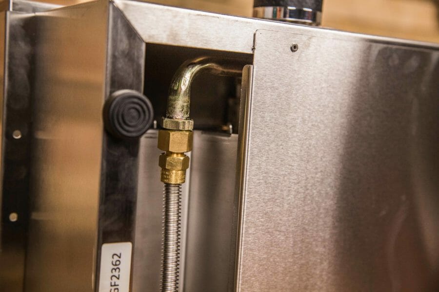 Connector for natural gas