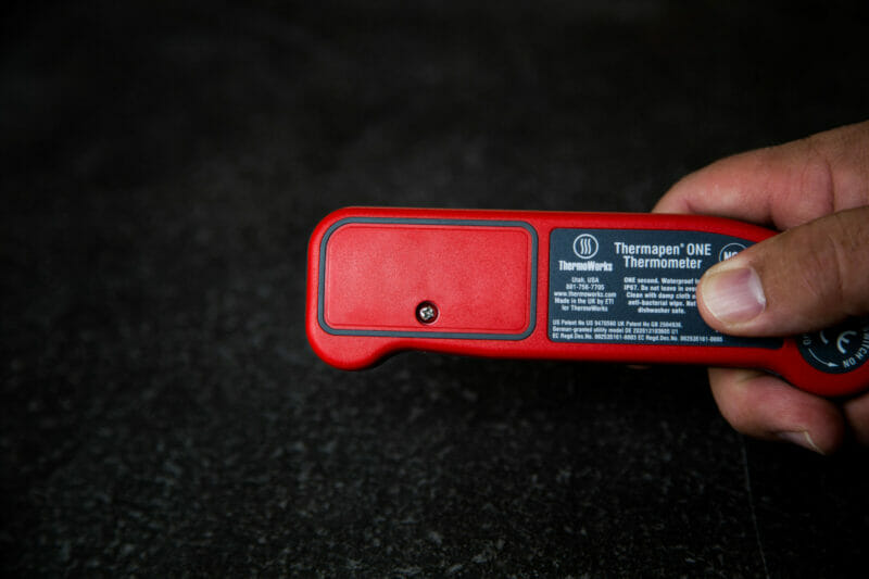 Thermapen One-7 Battery compartment of Thermapen One